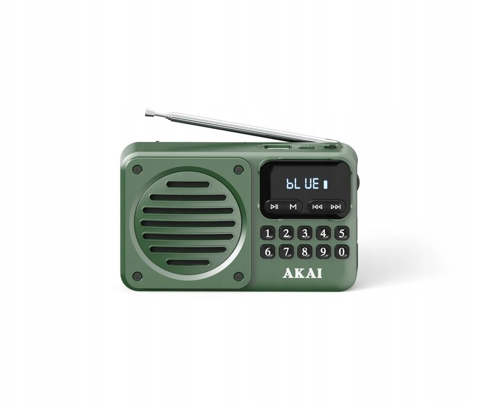 AKAI Przenośne Radio APR-300 žalia