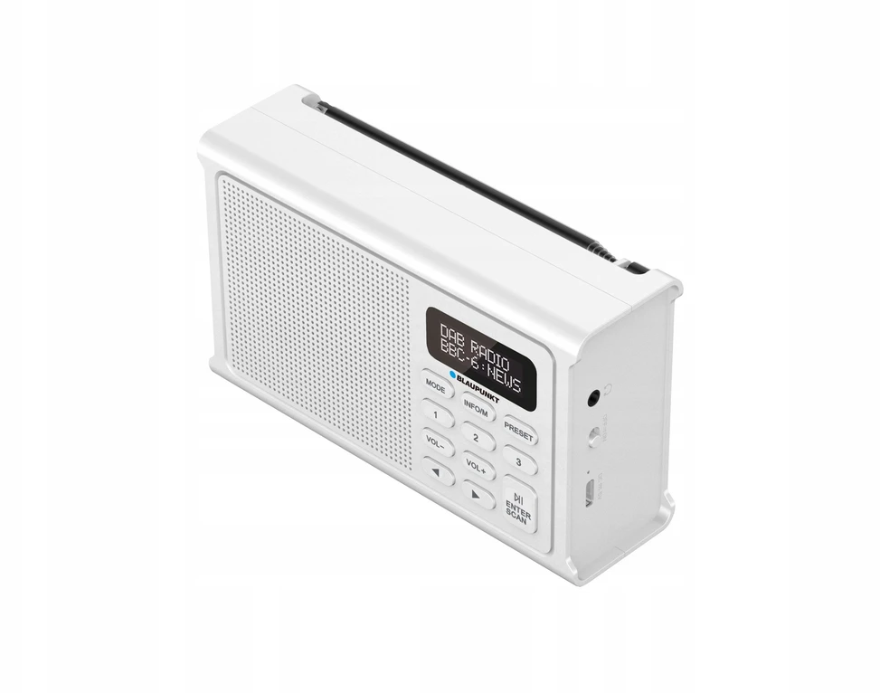Blaupunkt DR3WH Portable radio Baltas