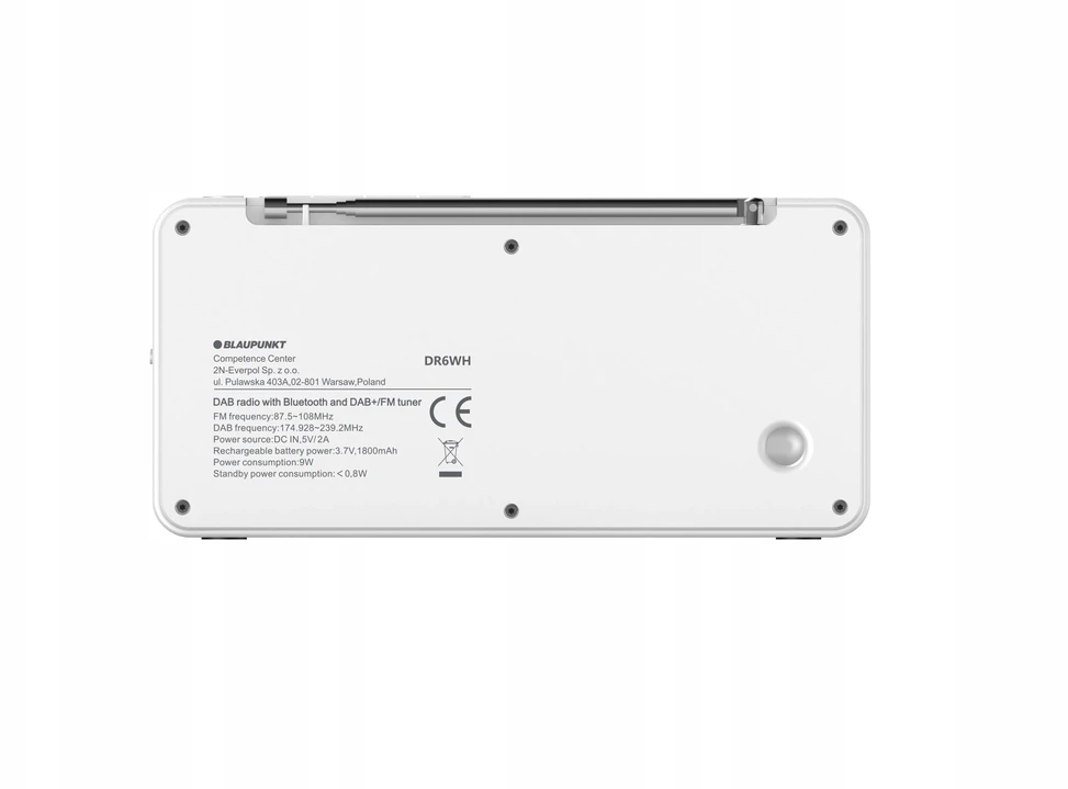 Blaupunkt DR6WH Portable radio Baltas