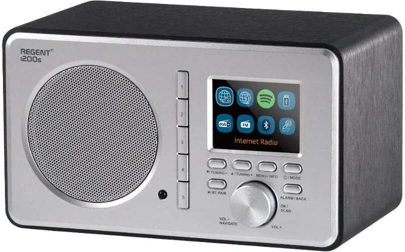 FEG radijas Ferguson Regent i200s (tamsiai pilkas) (Spotify, DAB, FM, USB, AUX IN, Bluetooth)