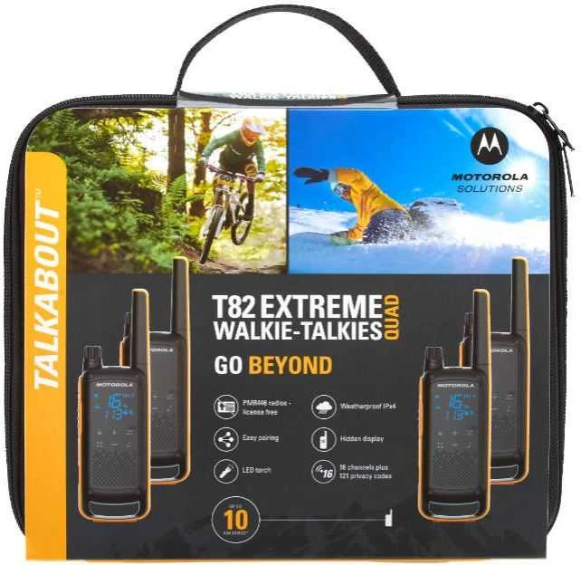 Radijo stotelė - racija MOTOROLA T82 EXTREME QUAD