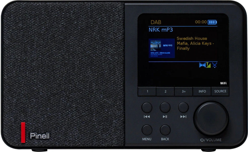 PINELL radijas Pinell Supersound 102W juodas