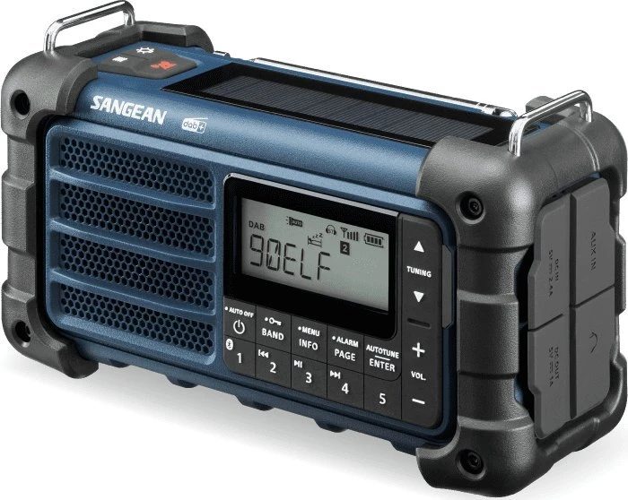 Nešiojamasis „Sangean MMR-99 DAB+“ avarinis radijas, vandenyno mėlynas