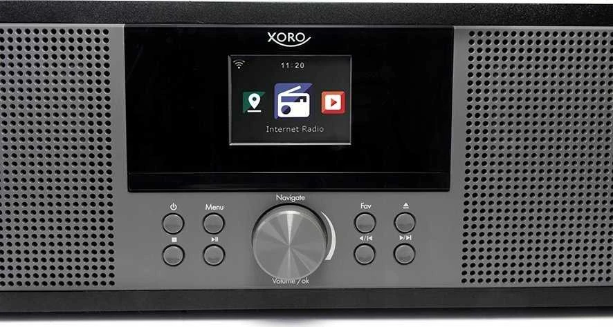 Radijas Xoro HMT 600 V2, CD grotuvas, internetinis radijas, DAB+/FM, USB, dainos