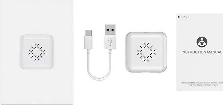 Carlinkit U2W Mini Wireless Adapter Apple Carplay, Baltas - belaidis adapteris