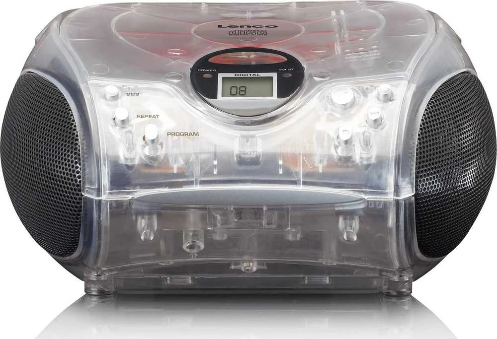 Grotuvas Lenco SCD-24 transparent