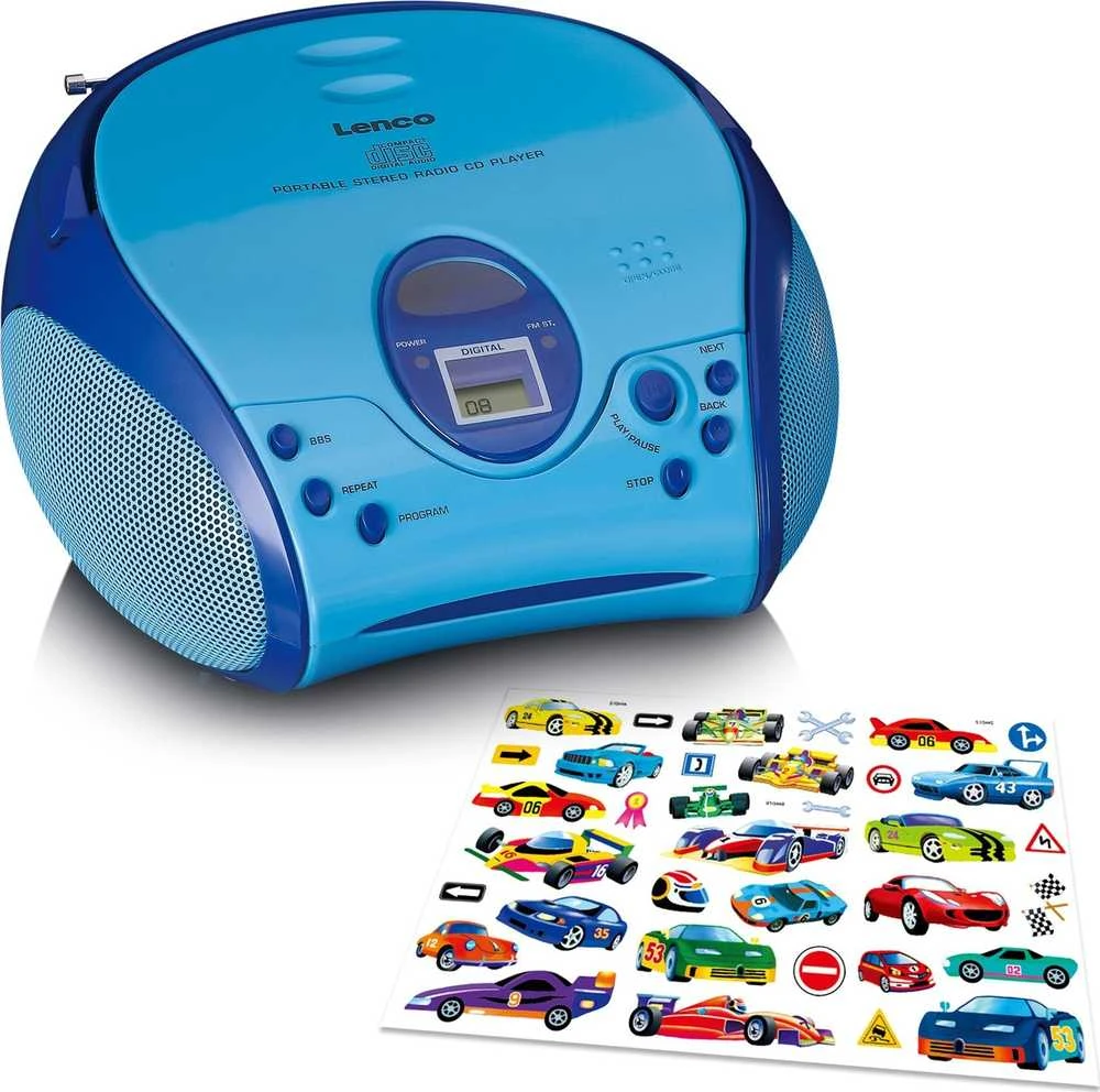Grotuvas Lenco SCD-24kids mėlynas