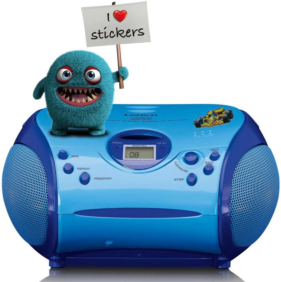 Grotuvas Lenco SCD-24kids mėlynas