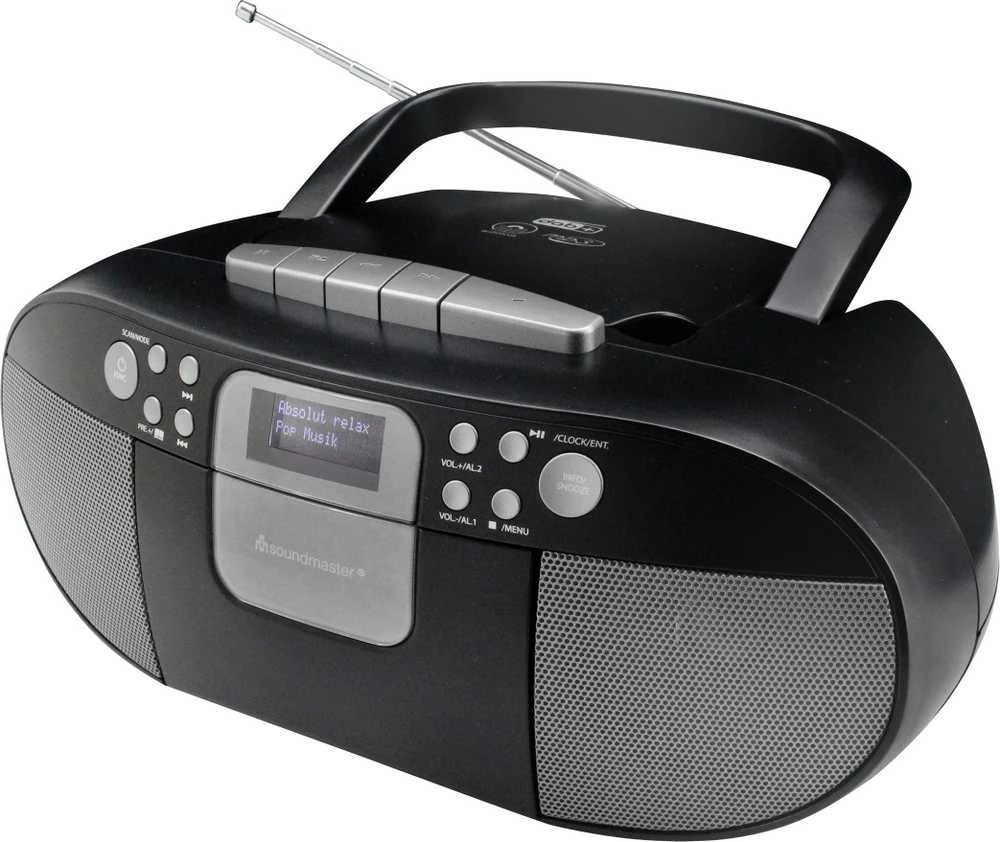 Muzikinis centras Radijo grotuvas Soundmaster BOMBOX SONDOMASTER SD7800SW