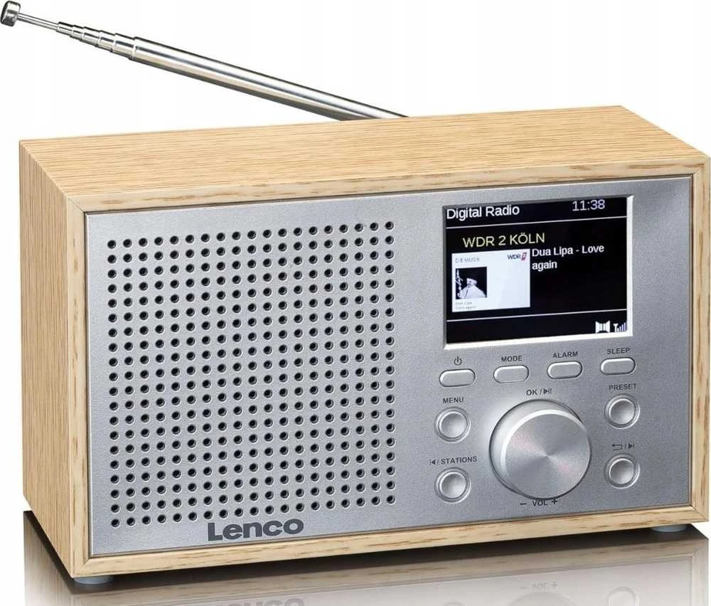 Radijo imtuvas Lenco Lenco DAR-017WD medinis