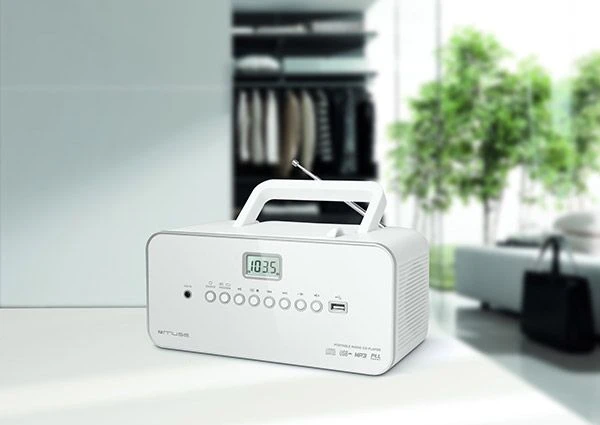 Radijo ir CD grotuvas Muse M-28 RDW Baltas, USB