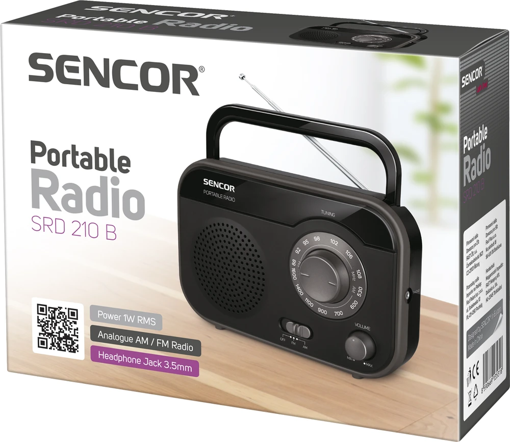 Radijo imtuvas Sencor SRD 210 B