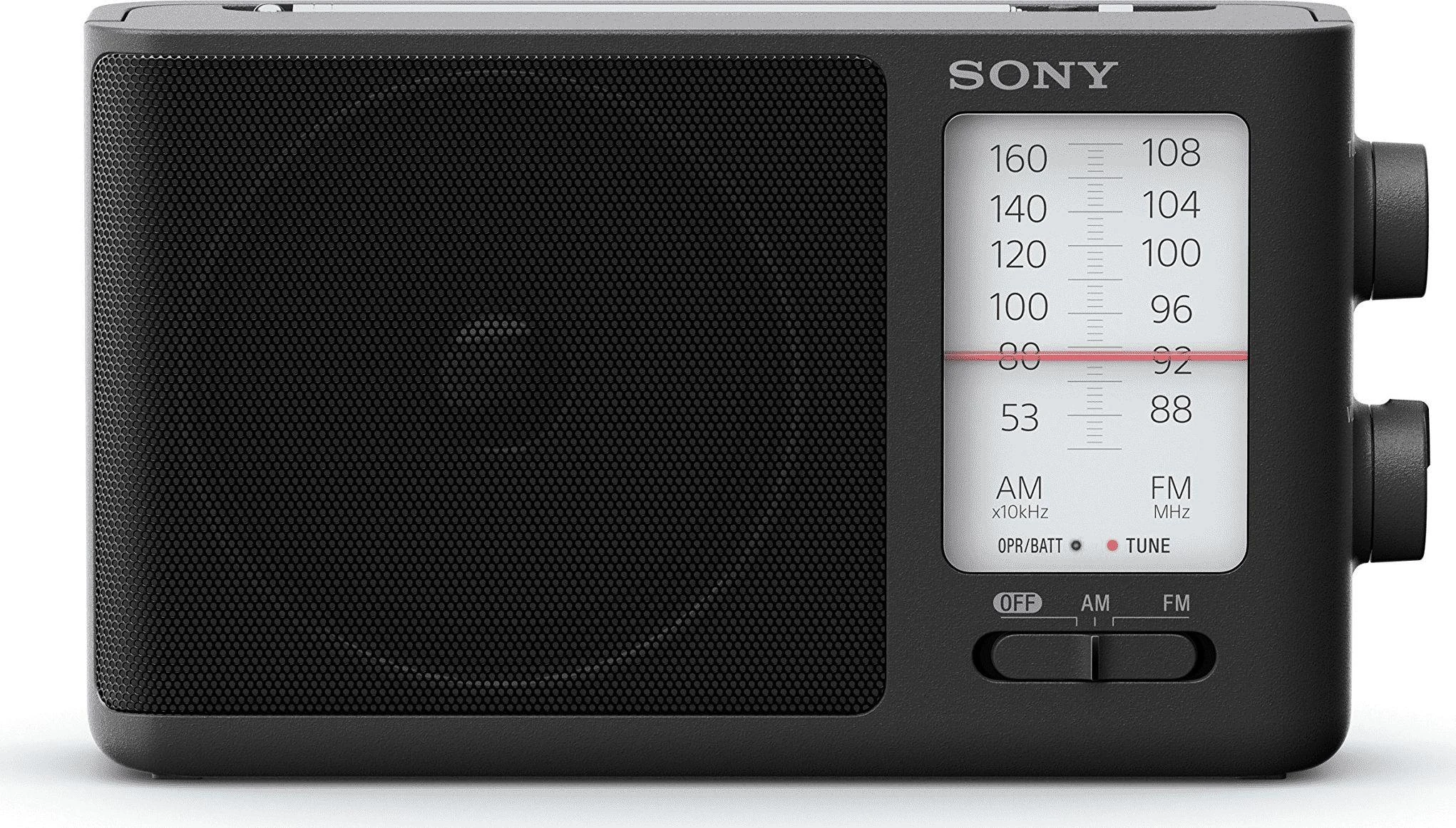 Sony | Analoginis radijas | ICF-506 | 5 W | Juodas
