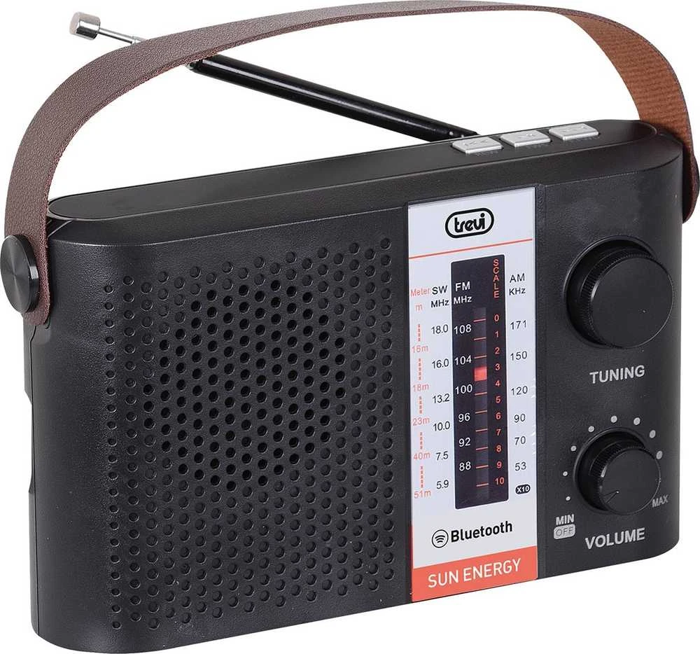 Radio Trevi Radio RA 7F25 BT juodas solarne
