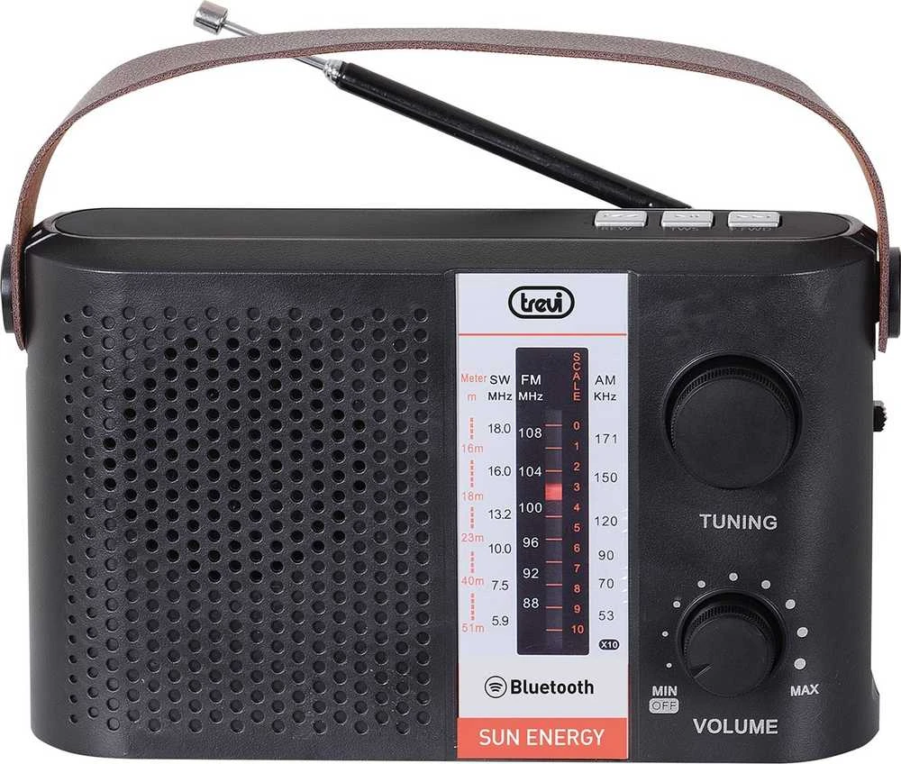Radio Trevi Radio RA 7F25 BT juodas solarne