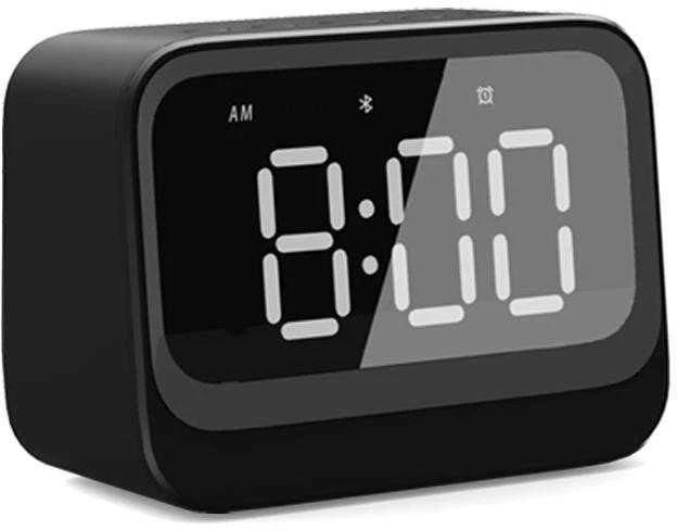 Denver Juodas žadintuvas su LCD ekranu ir „Bluetooth“ garsiakalbiu