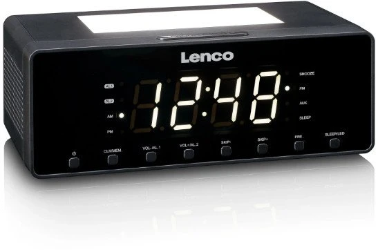 Radijo žadintuvas Lenco CR-540BK juoda