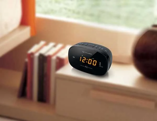 Muse Mūza | Laikrodžių radijas PLL | M-150CR | Signalizacijos funkcija | Juodas