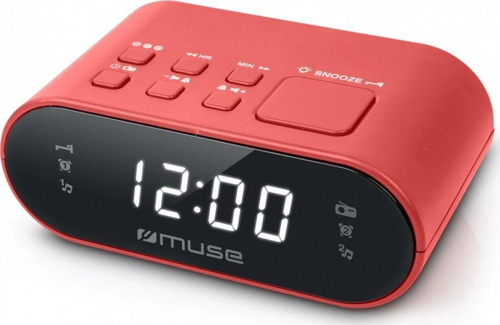 Radijo žadintuvas Muse Radijo žadintuvas M-10 Raudonas