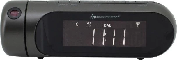 Radijo žadintuvas Soundmaster UR6700AN radio Laikrodis Juodas