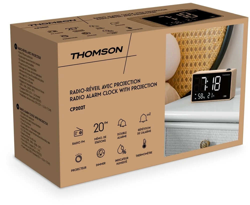 „Thomson“ laikrodis-radijas „Thomson COSY“ laikrodis-radijas su projektoriumi
