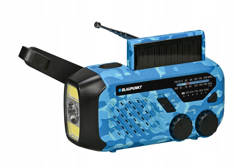 Alarm radio BLAUPUNKT ER10BC, mėlynas camo