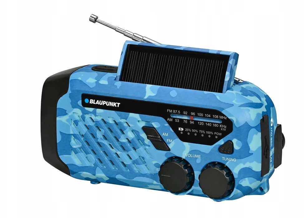 Alarm radio BLAUPUNKT ER10BC, mėlynas camo