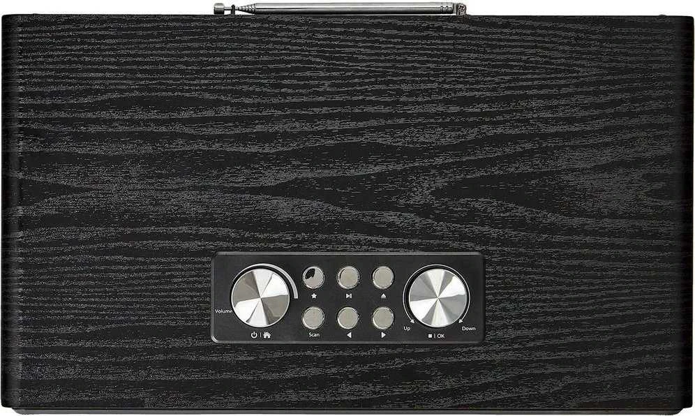 Albrecht DR 690 CD, DAB+/FM/Internet/CD, juodas medinis korpusas, 2,8" spalvotas ekranas,