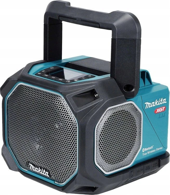 Makita MR014GZ Akumuliatorinis darbinis grotuvas Bluetooth 14.4V-40V/AC, LCD, Integruotas mikrofono stiprintuvas