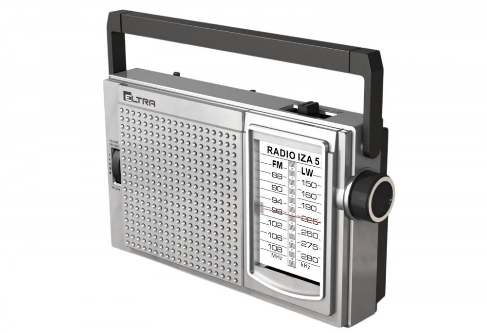 Eltra Radio iza-5 Sidabrinė