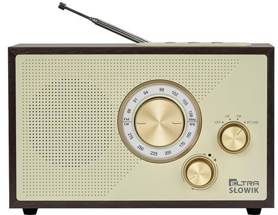 Eltra Radio or sŁowik usb/bt tamsiai ruda