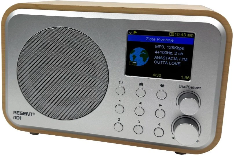 FEG Radio internetowe Ferguson Regent i101 | DAB+ | FM RDS / Akumuliatorius 2000 mAh (Juoda)