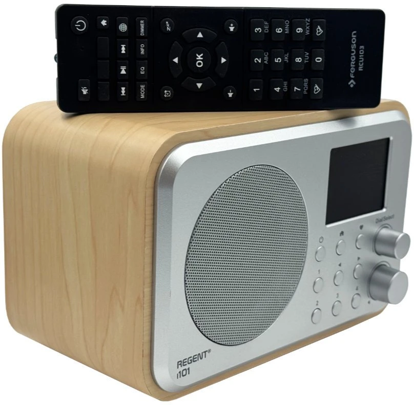FEG Radio internetowe Ferguson Regent i101 | DAB+ | FM RDS / Akumuliatorius 2000 mAh (Juoda)