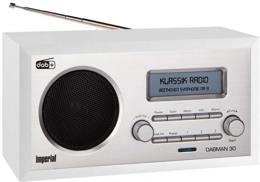 Radijas Imperial DABMAN 30 DAB+/FM baltas