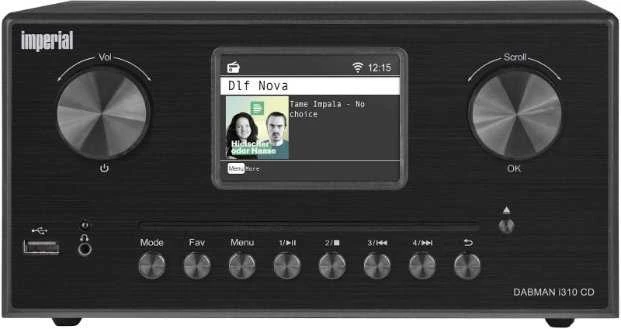 Imperial DABMAN i310 DAB+/FM radijas, juodas