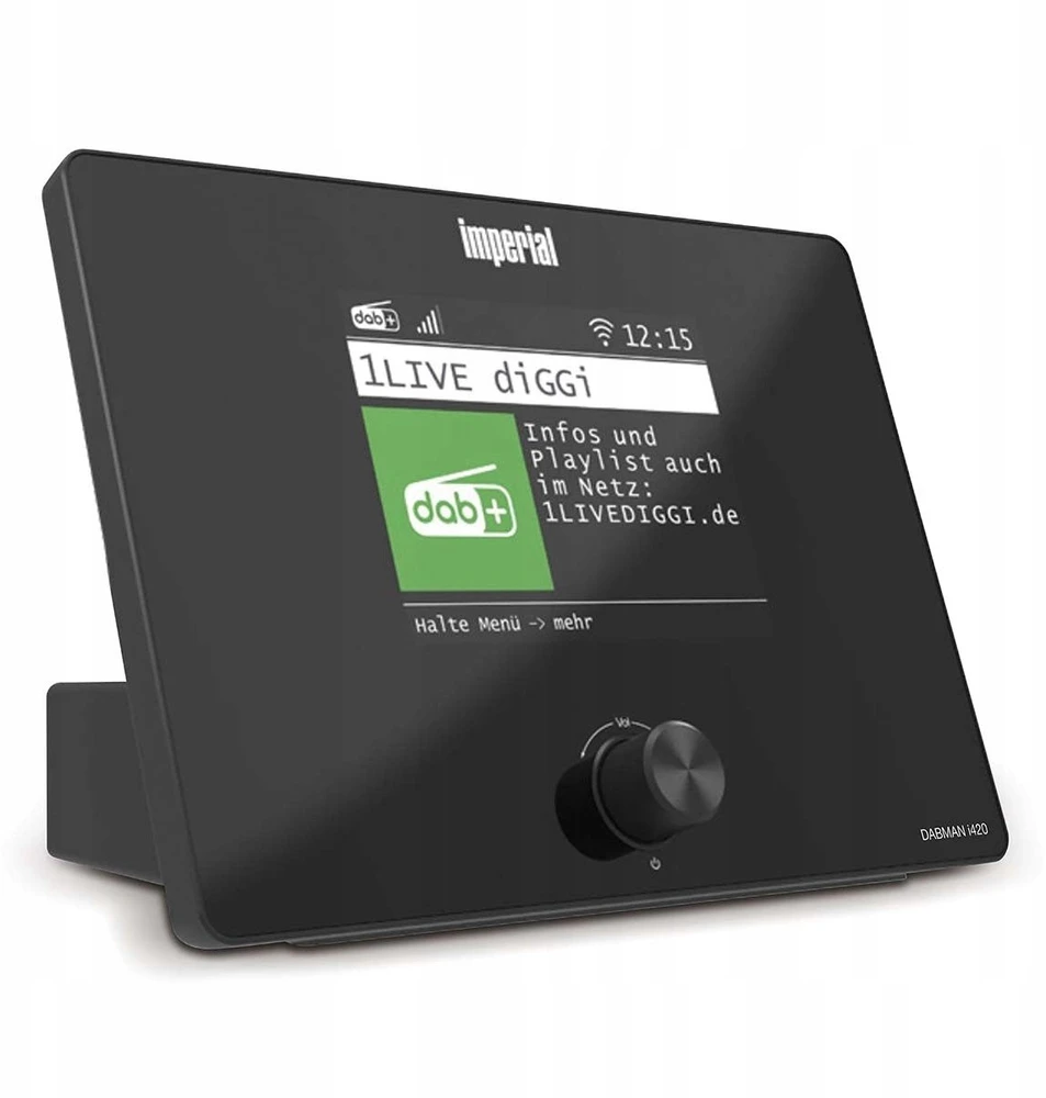 Imperial DABMAN i420 internetinis radijas - DAB+, FM, BT, USB - juodas