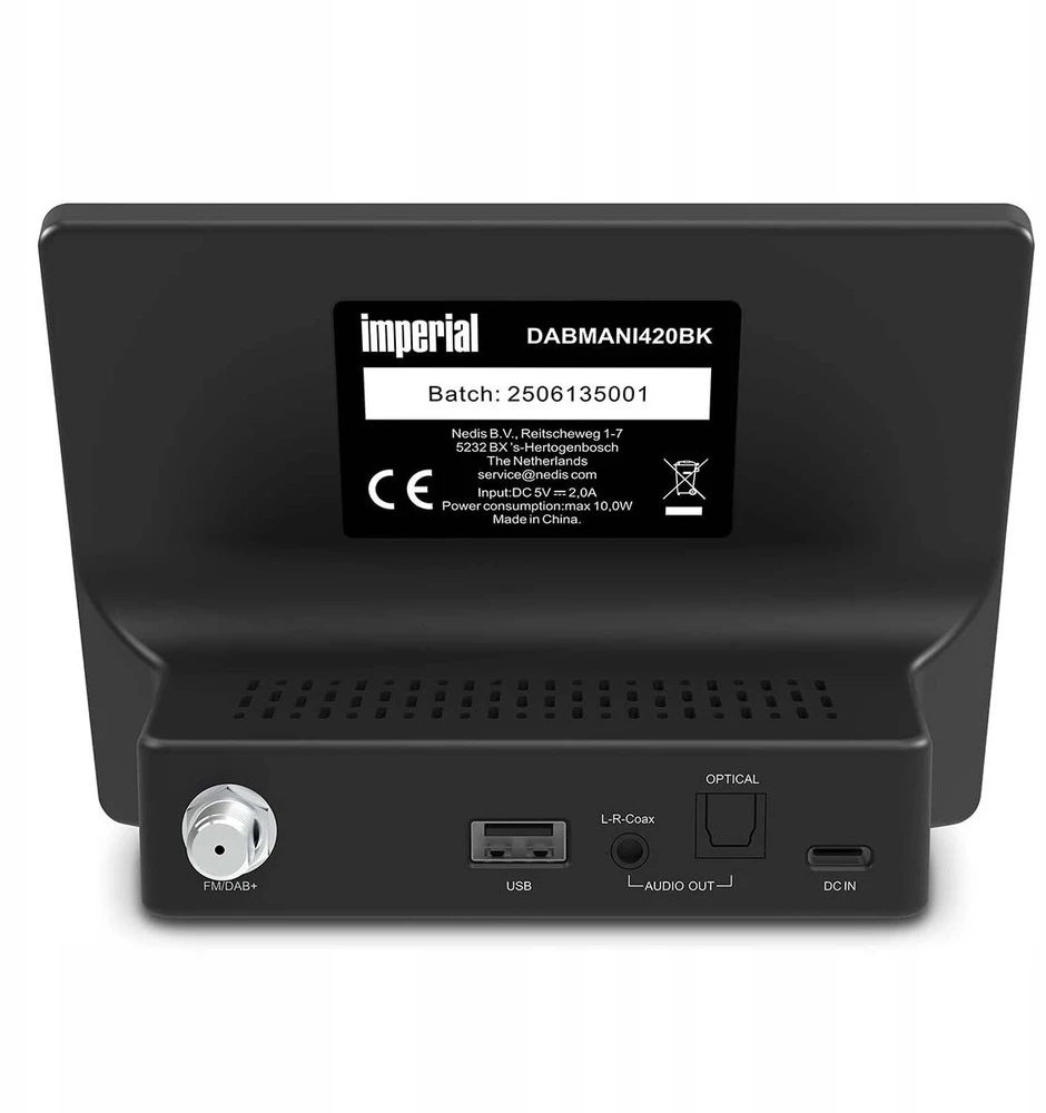 Imperial DABMAN i420 internetinis radijas - DAB+, FM, BT, USB - juodas