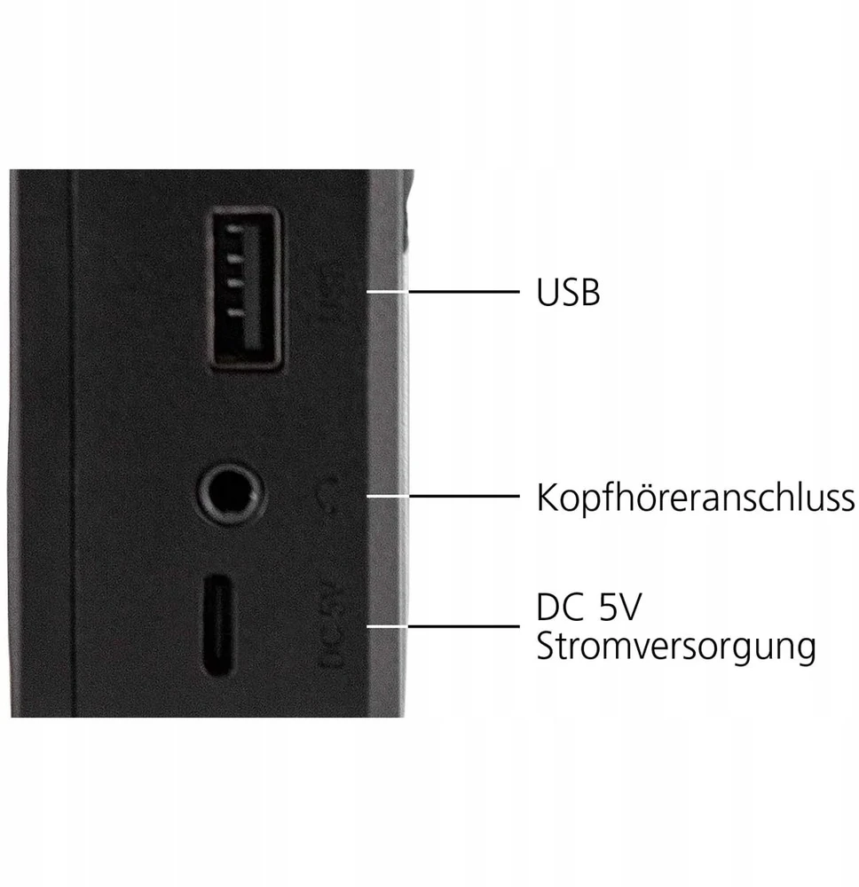 Imperial DABMAN 17 nešiojamas radijas - DAB+, FM, „Bluetooth“ - juodas