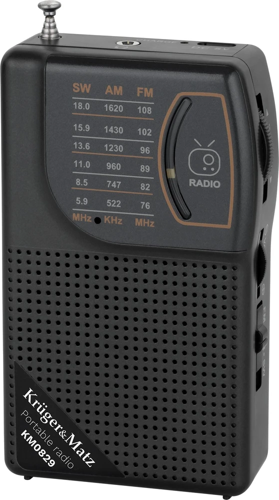 Kruger & Matz Radio KrugerMatz analoginis nešiojamas radijo imtuvas, modelis KM0829