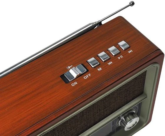 Nešiojamasis radijas LTC Radio NETTA RETRO Bluetooth USB su žibintuvėliu