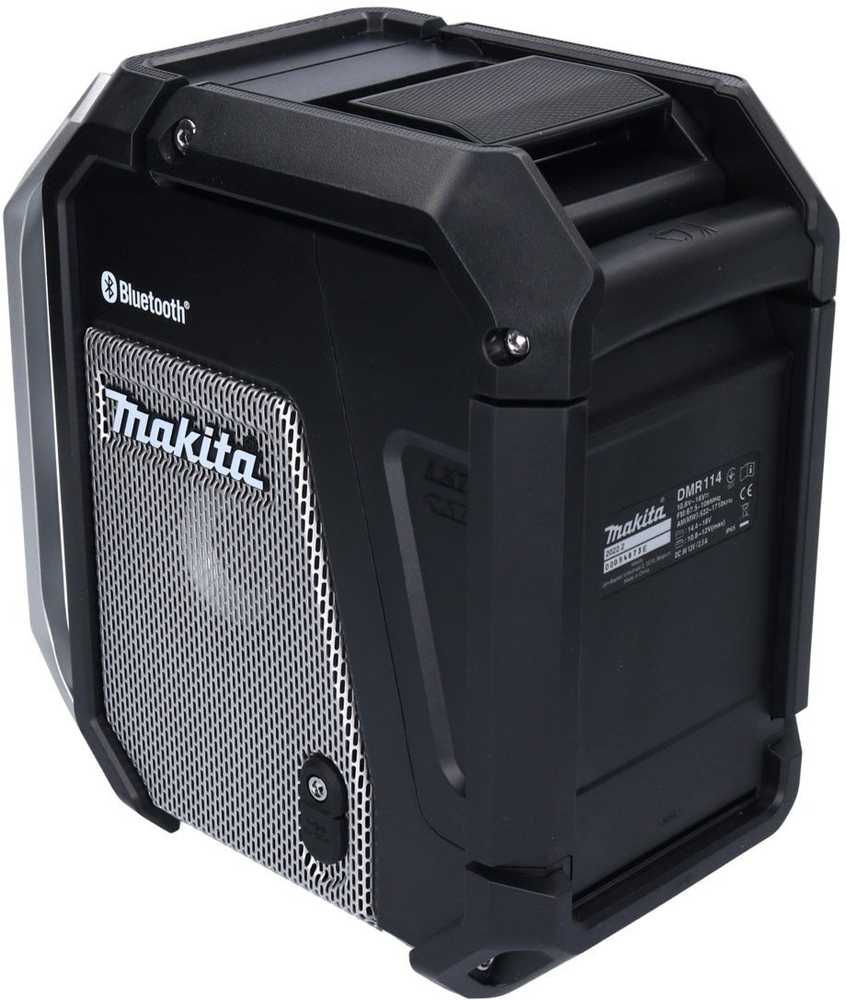 Radijas Makita DMR114B (su Bluetooth, USB, MP3 jungtimis, sub-woofer)