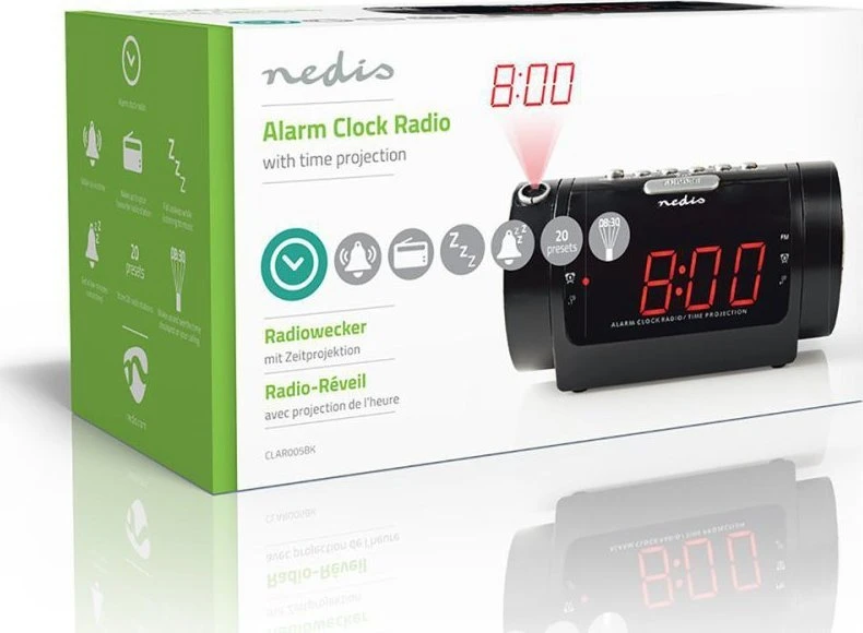 Radio Nedis CLAR005BK radio Juodas