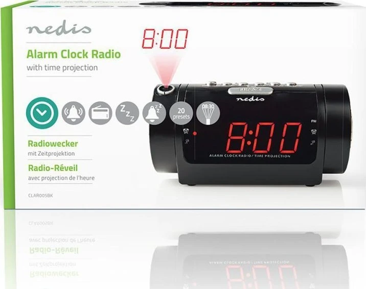 Radio Nedis CLAR005BK radio Juodas