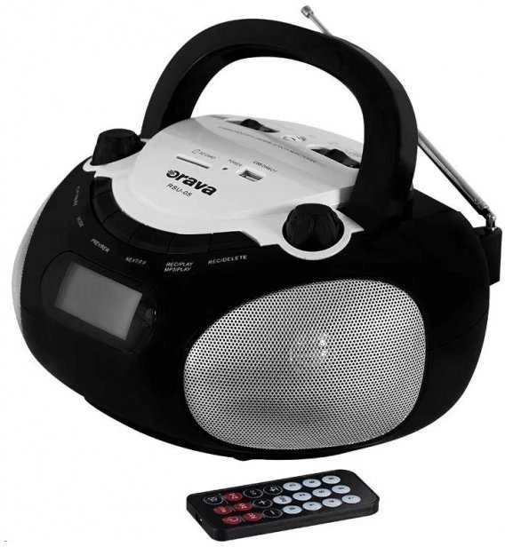 Radio Orava Grotuvas USB/SD przenośny, Bluetooth, AM/FM/SW1/SW2 radio, išvestis na ausinės, wyświetlacz LCD