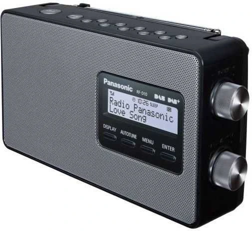 Radijo imtuvas Panasonic RF-D 10 EG-K Juodas