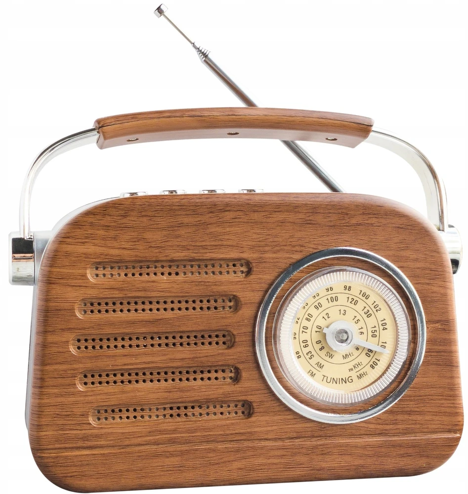 Retoo FM radijas radijas su „Bluetooth“ / FM radijas su „Bluetooth“ raudonas