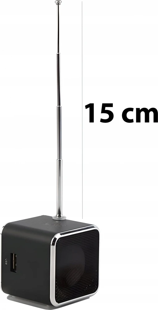 Głośnik Garsiakalbis Belaidis nešiojamas mini FM radijas LED garsiakalbis -E249