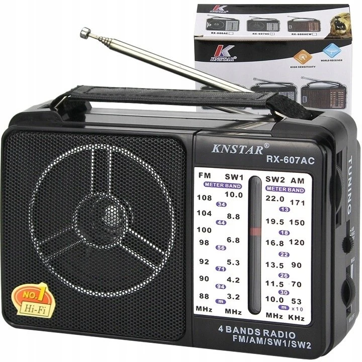 Retoo Radio Virtuvės radijas, maitinamas baterijomis, prijungtas prie tinklo, FM AM USB, nešiojamas, antena 230 V