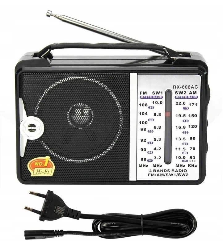 Retoo Radio Virtuvės radijas, maitinamas baterijomis, prijungtas prie tinklo, FM AM USB, nešiojamas, antena 230 V