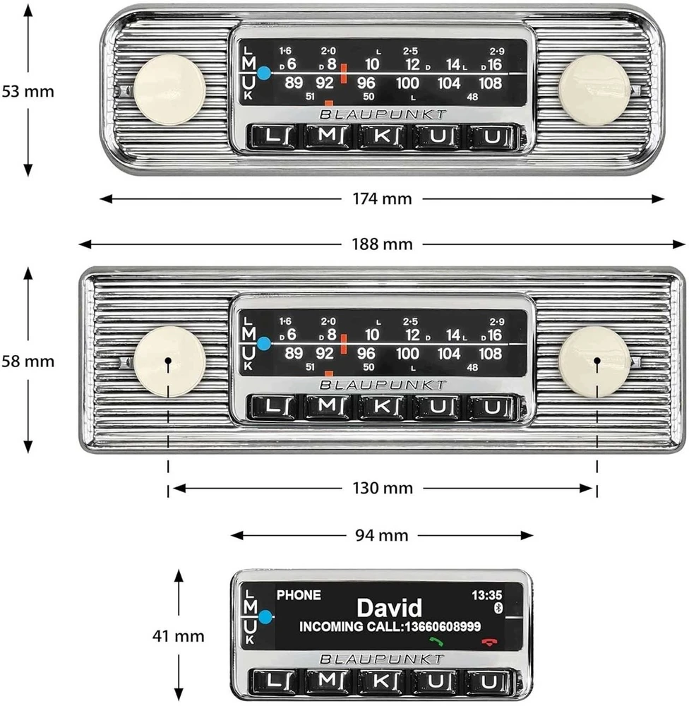 Automagnetola Radio samochodowe Blaupunkt BLAUPUNKT FRANKFURT STEREO CLASSIC